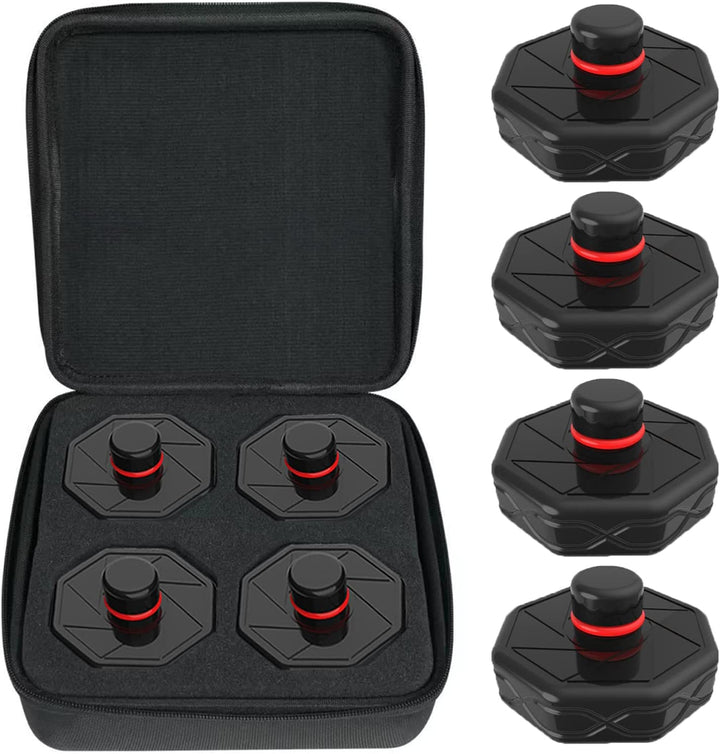 Lifting Jack Pads for Tesla Model Y/S/3/X:Non-Slip Jack Pucks Tesla Accessories for Battery & Chassis Protection,4 Packs with a Storage Case,Atsls001U