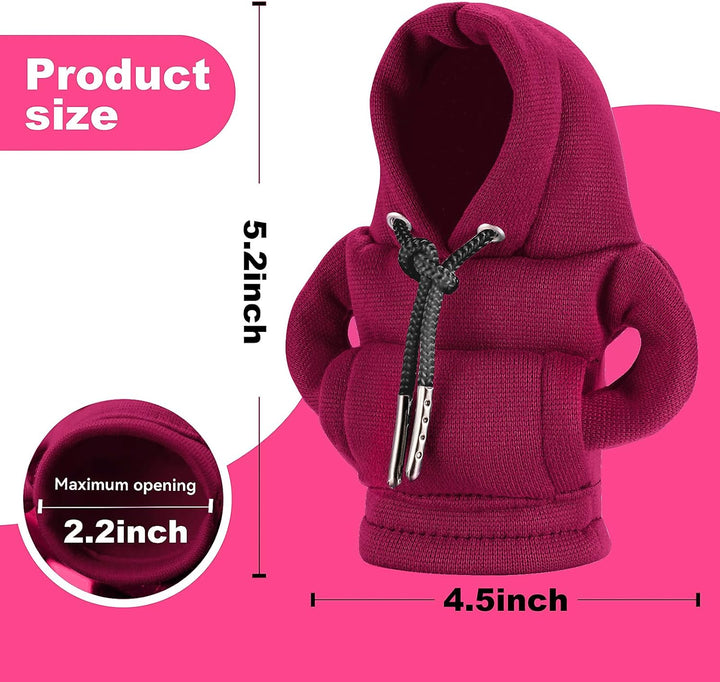 Gear Shift Hoodie Cover, Universal Shift Knob Hoodie, Mini Hoodie for Car Shifter, Automotive Interior Cute Gadgets, Car Accessories and Decorations