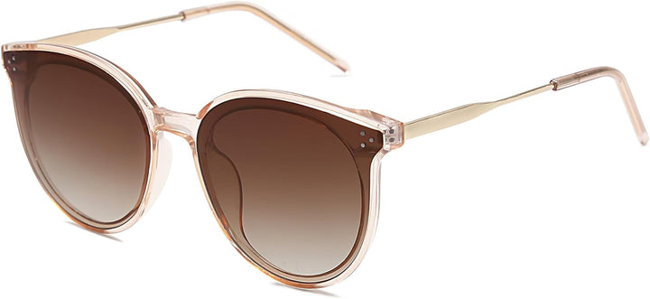 Classic round Sunglasses Womens Mens Trendy Oversized Shades Retro Vintage Sunnies