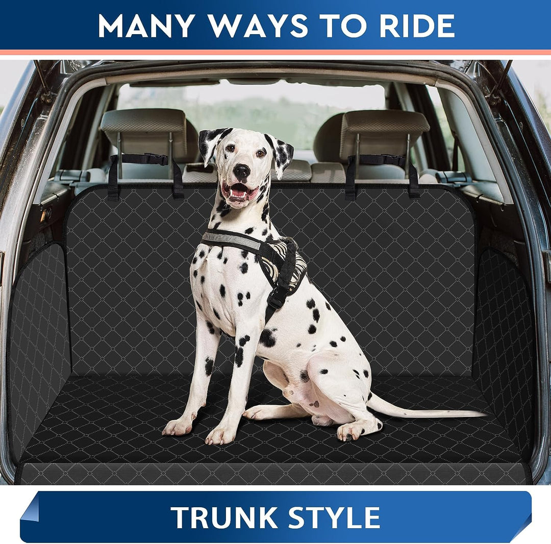 Dog Car Seat Cover Durable Dog Seat Cover for Back Seat Scratch Prevention Dog Hammock Protects against Dirt Dog Seat Covers for Cars Fits for Small Suvs and Trucks 54"X 58", Black