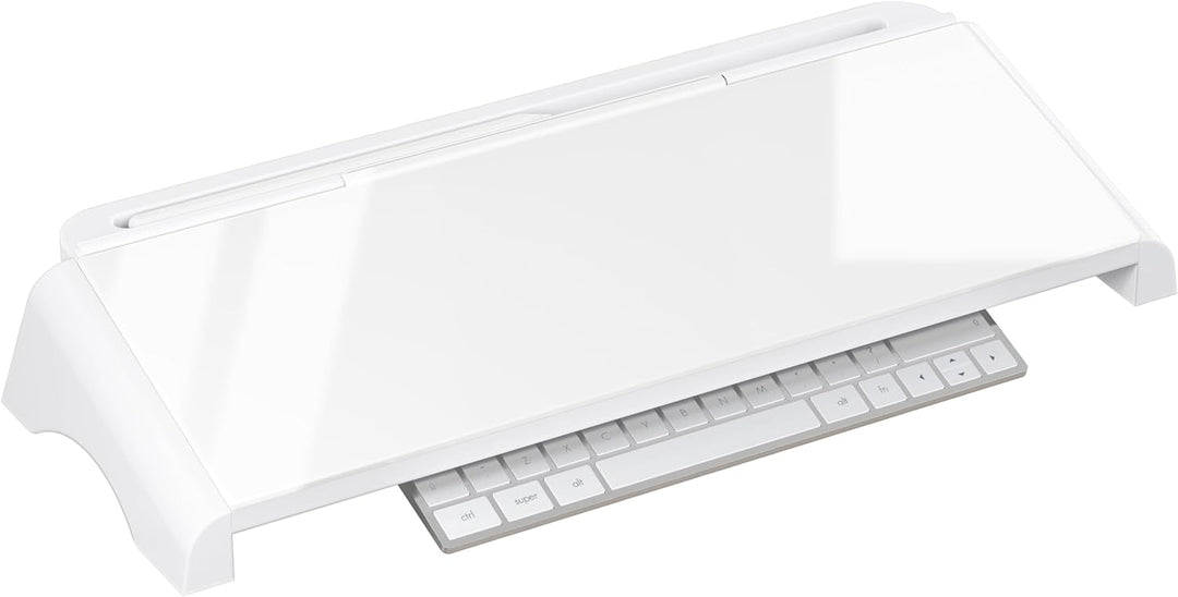 Desktop Dry Erase Whiteboard, Computer Keyboard Stand Surface Pad with Drawer, Desk Organizers for Office, Home, School Supplies - Board Only