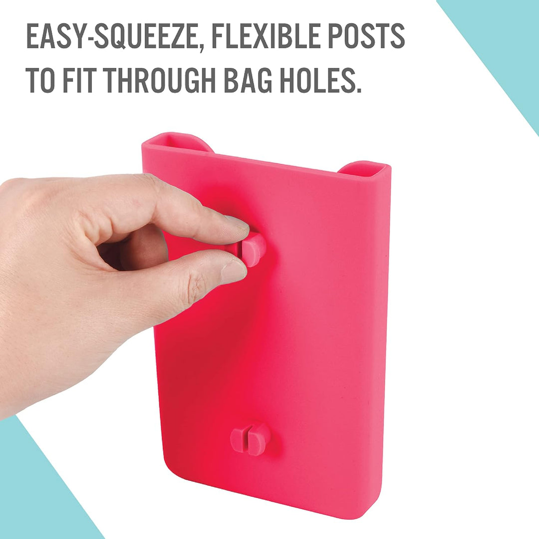 - Phone Holder Compatible with Bogg Bag - Universal and Made of Silicone - Rubber Beach Bag Accessories and Attachment Pink