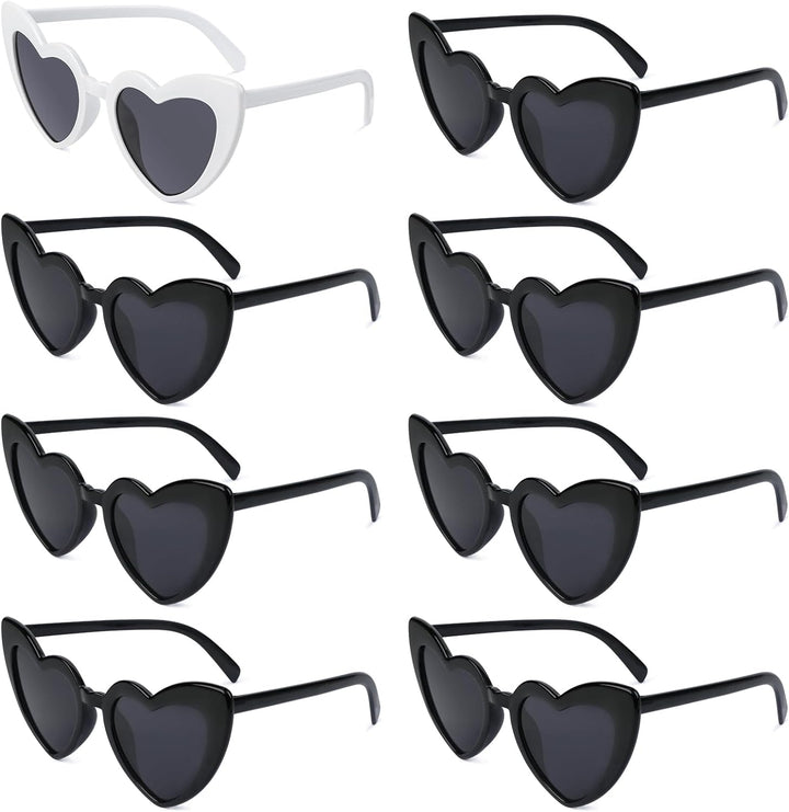 Heart Sunglasses for Women Fashion Classic Love Eye Protection Sunglasses Vintage Cute Heart Sunglasses