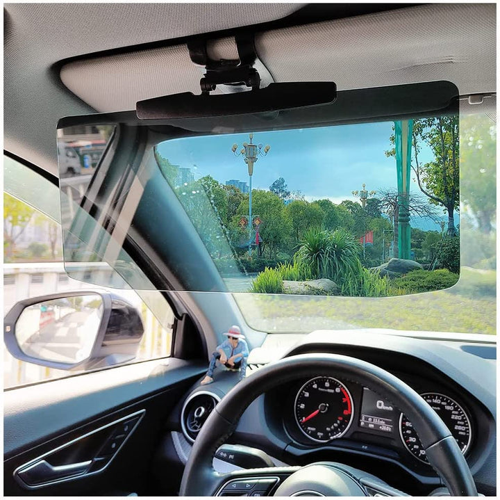 Car Visor for Car (Upgraded Version to Block Harmful UV Rays) Adjustable Angle, Anti-Glare 12.6'' X 6'' Safe Driving Car Accessories Sun Visor Extender, Universal for Cars, Trucks, Suvs. (1Pcs)