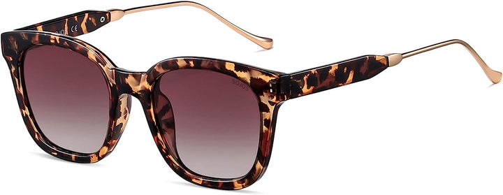 Classic Square Polarized Sunglasses for Women Men Retro Trendy UV400 Sunnies SJ2050