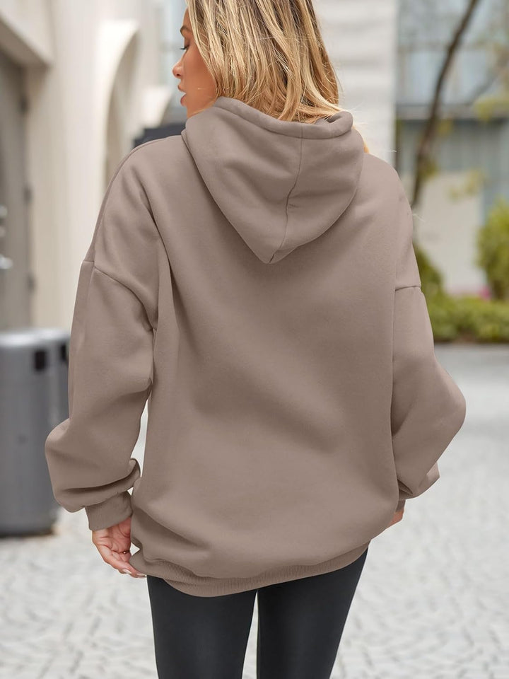 Womens Oversized Hoodies Sweatshirts Fleece Hooded Pullover Tops Sweaters Casual Comfy Fall Fashion Outfits Clothes 2024